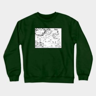 Jalldoon Map 2 Crewneck Sweatshirt